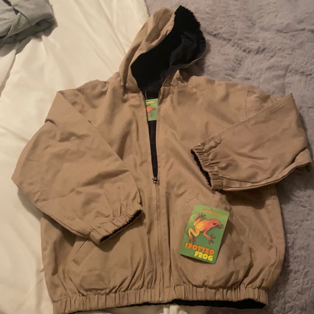 NWT Spotted Frog Boys Jacket